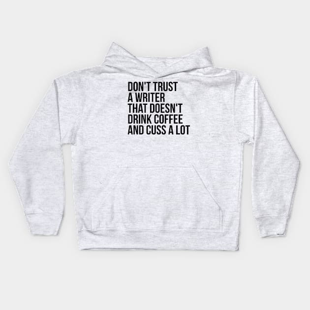 Dont Trust a producer Kids Hoodie by IndigoPine